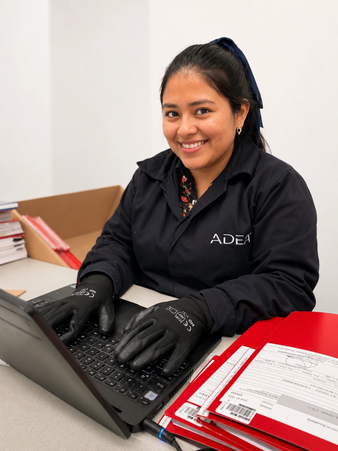 Empleada del departamento REPSE de AdeA